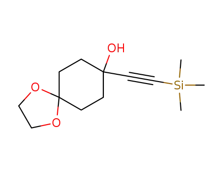 8-[(trimethylsilyl)ethynyl]-1,4-dioxaspiro[4.5]decan-8-ol