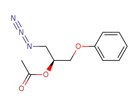 2-Propanol, 1-azido-3-phenoxy-, acetate (ester), (S)-
