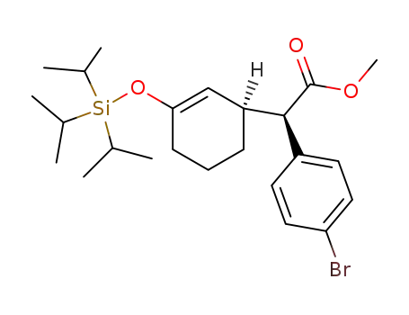 methyl (αR)-[(1S)-3-(triisopropylsilyloxy)cyclohex-2-enyl]-(4-bromophenyl)acetate
