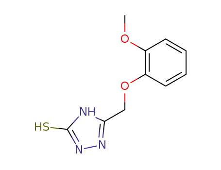 Molecular Structure of 372164-13-1 (2-(2-methoxyphenyl)oxymethyl-5-mercapto-1,2,4-triazole)