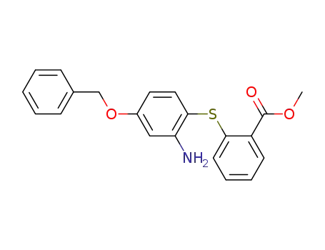 5-benzyloxy-2-(2'-carbomethoxy)thiophenylaniline