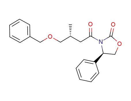 [4R,3(3R)]-3-(4-benzyloxy-3-methylbutanoyl)-4-phenyl-2-oxazolidinone