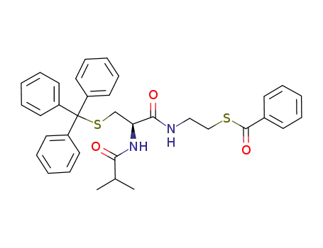 N-(N-isobutyryl-S-trityl-L-cysteinyl)-S-benzoylcysteamine