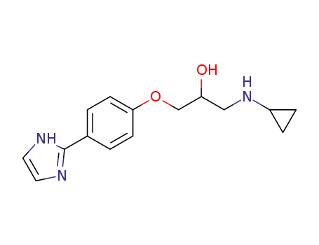 2-Propanol, 1-(cyclopropylamino)-3-[4-(1H-imidazol-2-yl)phenoxy]-