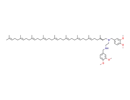 N,N'-bis[(3,4-dimethoxyphenyl)methyl]-N'-[(2Z,6Z,10Z,14Z,18Z,22Z,26E,30E)-3,7,11,15,19,23,27,31,35-nonamethylhexatriaconta-2,6,10,14,18,22,26,30,34-nonaenyl]ethane-1,2-diamine