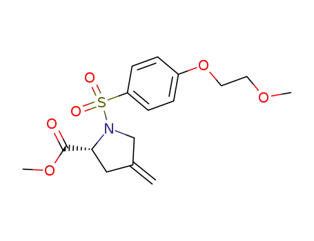 (R)-1-[4-(2-Methoxy-ethoxy)-benzenesulfonyl]-4-methylene-pyrrolidine-2-carboxylic acid methyl ester