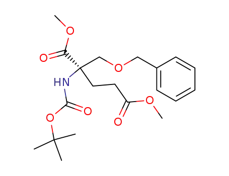L-Glutamic acid,
N-[(1,1-dimethylethoxy)carbonyl]-2-[(phenylmethoxy)methyl]-, dimethyl
ester