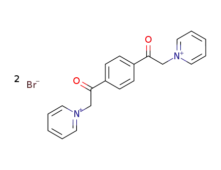 Molecular Structure of 88892-05-1 (Pyridinium, 1,1'-[1,4-phenylenebis(2-oxo-2,1-ethanediyl)]bis-,
dibromide)