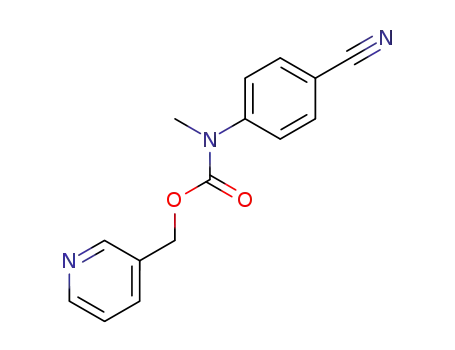 Carbamic acid, (4-cyanophenyl)methyl-, 3-pyridinylmethyl ester