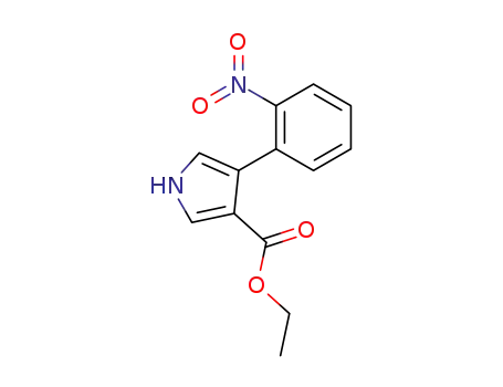 4- (2- 니트로 페닐) -1H- 피롤 -3- 카복실산 에틸 에스테르