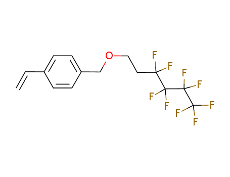 Benzene, 1-ethenyl-4-[[(3,3,4,4,5,5,6,6,6-nonafluorohexyl)oxy]methyl]-