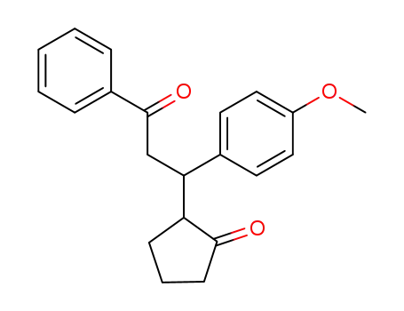 2-[1-(4-methoxyphenyl)-3-oxo-3-phenylpropyl]-1-cyclopentanone