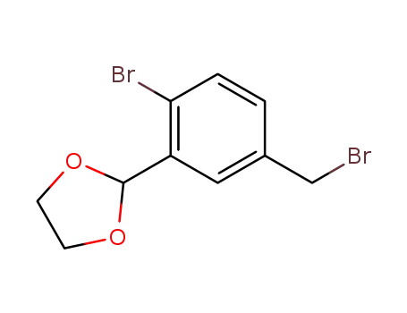 2-[(2'-bromo-5'-bromomethyl)phenyl]-1,3-dioxolane
