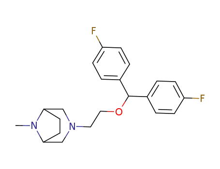 3-{2-[bis-(4-fluoro-phenyl)-methoxy]-ethyl}-8-methyl-3,8-diaza-bicyclo[3.2.1]octane