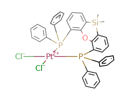 Si(CH<sub>3</sub>)2O(C<sub>6</sub>H<sub>3</sub>P(C<sub>6</sub>H<sub>5</sub>)2)2PtCl<sub>2</sub>