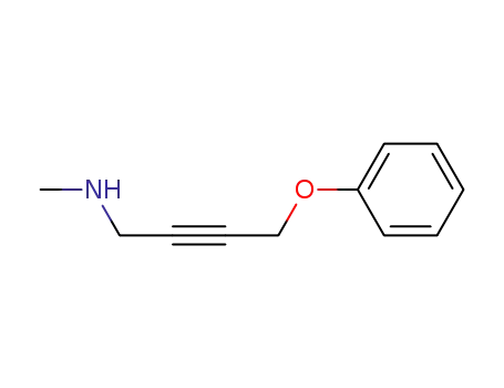 2-부틴-1-아민,N-메틸-4-페녹시-(9CI)