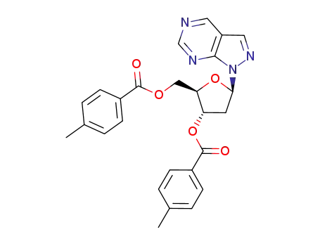 1-[2-deoxy-3,5-di-O-(p-toluoyl)-β-D-erythro-pentofuranosyl]-1H-pyrazolo[3,4-d]pyrimidine