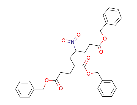 1,3,7-Heptanetricarboxylic acid, 5-nitro-, tris(phenylmethyl) ester