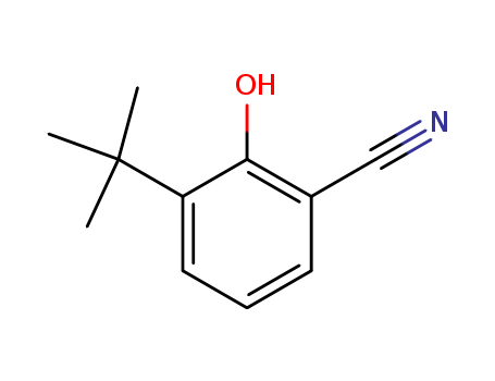 2-hydroxy-3-tert-butyl benzonitrile