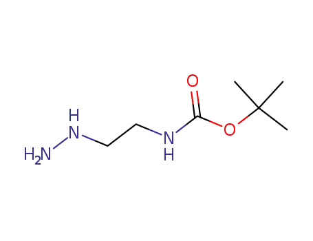 Molecular Structure of 156090-81-2 (Carbamic acid, (2-hydrazinoethyl)-, 1,1-dimethylethyl ester (9CI))