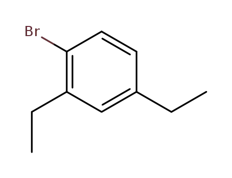 Molecular Structure of 90267-04-2 (Benzene, 1-bromo-2,4-diethyl-)