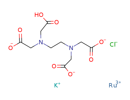 Molecular Structure of 14741-19-6 (Ruthenate(2-),chloro[N-[2-[bis[(carboxy-kO)methyl]amino-kN]ethyl]-N-[(carboxy-kO)methyl]glycinato(4-)-kN]-,potassium hydrogen (1:1:1))