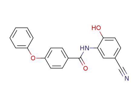 <i>N</i>-(5-cyano-2-hydroxy-phenyl)-4-phenoxy-benzamide