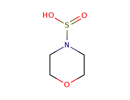 Molecular Structure of 32837-73-3 (4-Morpholinesulfinic  acid)
