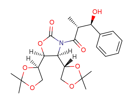 (4S,5S,2'R,3'R)-3-(3-hydroxy-2-methyl-3-phenyl-1-oxopropyl)-5-[(4R)-2,2-dimethyl-1,3-dioxolan-4-yl]-4-[(4S)-2,2-dimethyl-1,3-dioxolan-4-yl]-1,3-oxazolidin-2-one