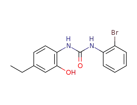 N-[2-Hydroxy-4-ethylphenyl]-N'-[2-bromophenyl] urea