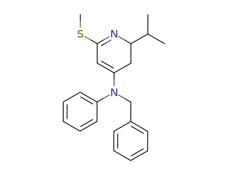 (RS)-(+/-)-4-(N-benzylanilino)-2,3-dihydro-2-isopropyl-6-methylthiopyridine