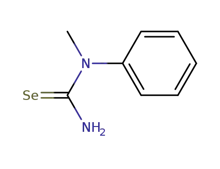 Molecular Structure of 6124-04-5 (Selenourea, N-methyl-N-phenyl-)