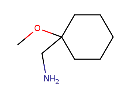 Molecular Structure of 90886-41-2 ((1-Methoxycyclohexyl)methanamine)