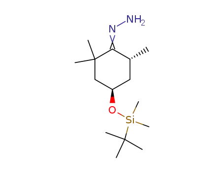 [(4R,6R)-4-(tert-Butyl-dimethyl-silanyloxy)-2,2,6-trimethyl-cyclohex-(Z)-ylidene]-hydrazine