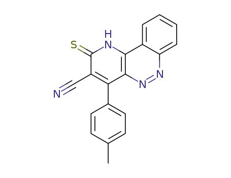 3-cyano-4-(p-tolyl)pyrido[3,2-c]cinnolin-2(1H)-thione