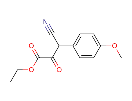 ethyl 3-cyano-3-(p-methoxyphenyl)-pyruvate