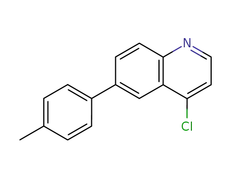 Molecular Structure of 749916-89-0 (4-chloro-6-(4-tolyl)quinoline)