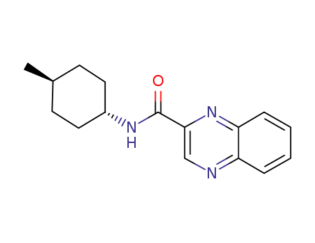 Molecular Structure of 226877-90-3 (N-(trans-4-methylcyclohexyl)-2-quinoxalinecarboxamide)