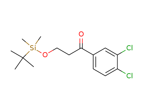 1-Propanone, 1-(3,4-dichlorophenyl)-3-[[(1,1-dimethylethyl)dimethylsilyl]oxy]-