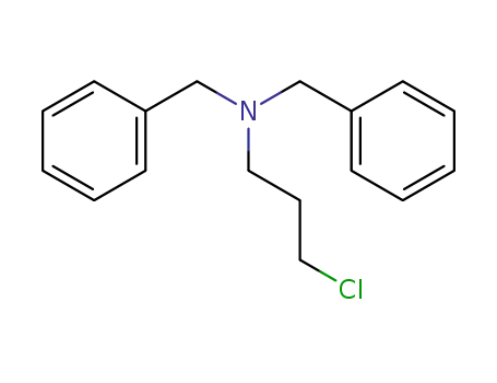 Molecular Structure of 16045-94-6 (N,N-Dibenzyl-3-chloro-1-propanamine)
