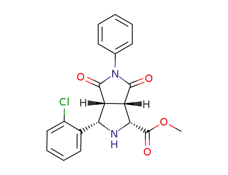 methyl (1R,3S,3aR,6aS)-4,6-dioxo-3-(o-chlorophenyl)-5-phenyl-octahydropyrrolo[3,4-c]pyrrole-1-carboxylate