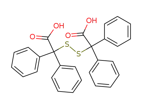Benzeneacetic acid, a,a'-dithiobis(a-phenyl-