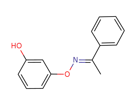 (E)-1-phenylethanone O-(3-hydroxyphenyl)oxime