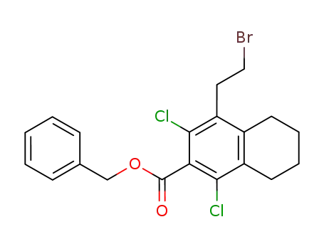 benzyl 1-(2-bromoethyl)-2,4-dichloro-5,6,7,8-tetrahydro-3-naphthylcarboxylate