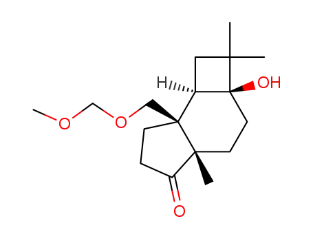 (2aS,4aS,7aS,7bR)-decahydro-2a-hydroxy-7a-(methoxymethoxy)-2,2,4a-trimethyl-5H-cyclobut<e>inden-5-one
