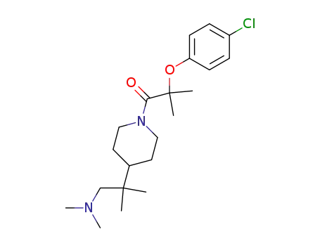 1-[2-(4-chlorophenoxy)-2-methyl-1-oxopropyl]-β,β,N,N-tetramethyl-4-piperidineethaneamine