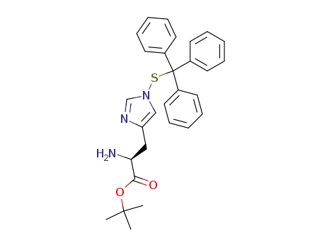1-[(Triphenylmethyl)thio]-L-histidine 1,1-dimethylethyl ester