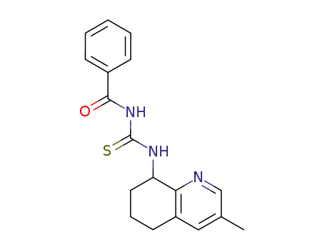 Benzamide,
N-[[(5,6,7,8-tetrahydro-3-methyl-8-quinolinyl)amino]thioxomethyl]-
