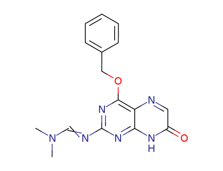 Methanimidamide, N'-[1,7-dihydro-7-oxo-4-(phenylmethoxy)-2-pteridinyl]-N,N-dimethyl-