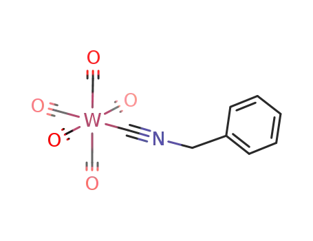 Molecular Structure of 77826-99-4 ((bezylisocyanide)pentacarbonyltungsten)
